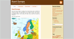 Desktop Screenshot of kaarteuropa.net